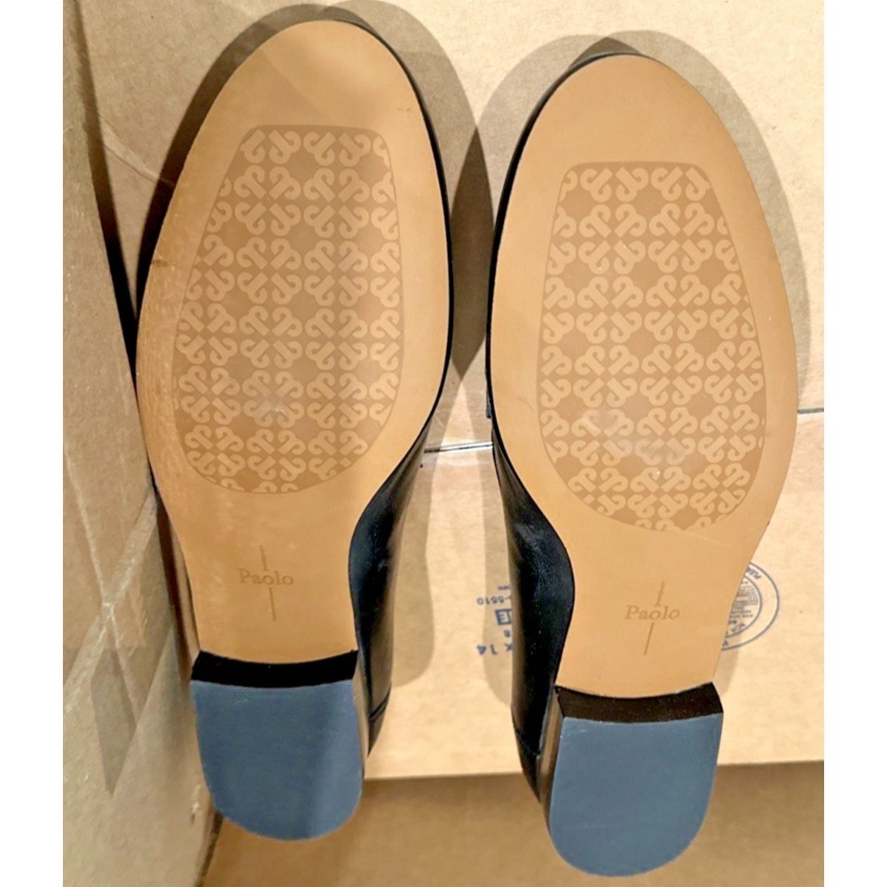 Linea Paolo Women Size Maura Essential Golden Bit Leather Loafers Classic *READ* - Picture 10 of 11